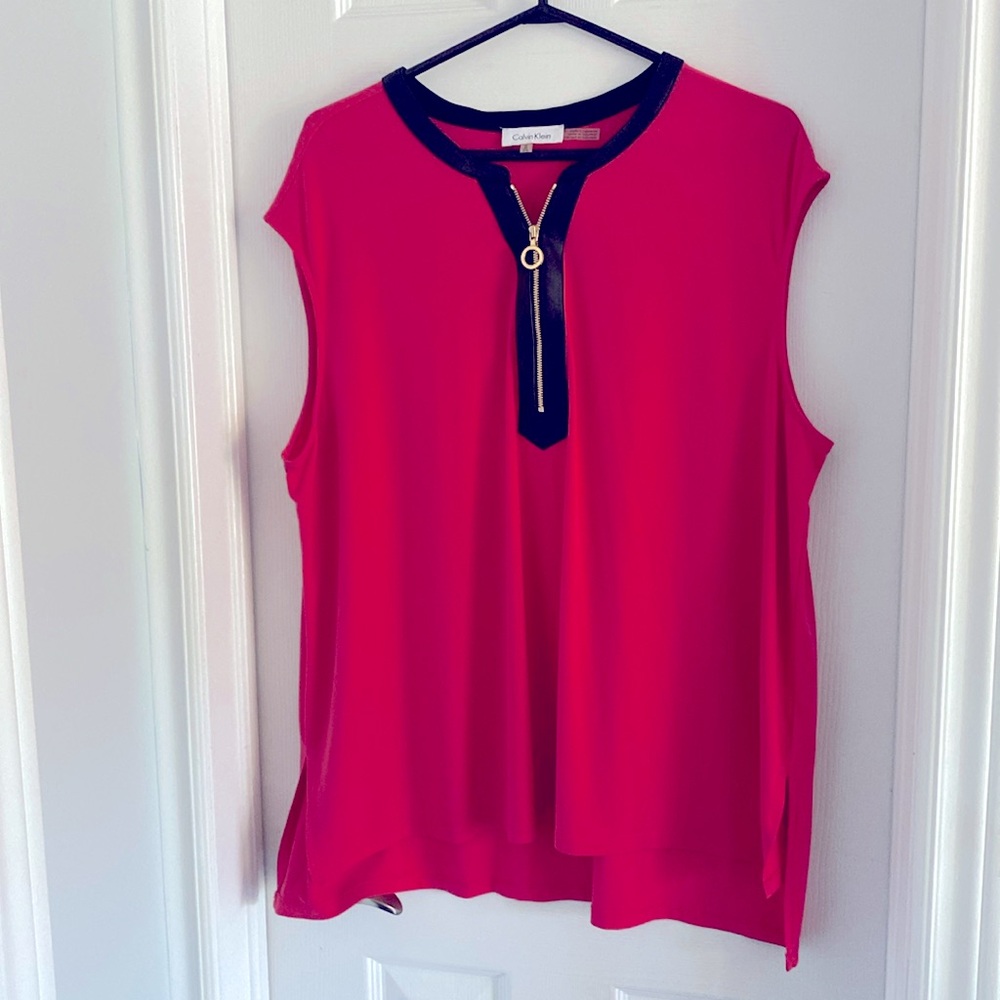 Calvin Klein Sleeveless Tunic-2X